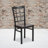 Prompton Window Back Metal Restaurant Chair-646773765