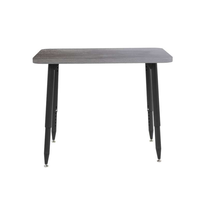 Table d'activité Adapte 24 x 36, 24 po x 36 po, Bois gris / noir