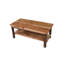Table basse avec tablette Hickory-222969045