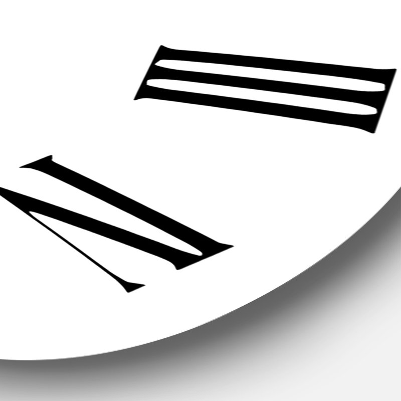 Horloge murale traditionnelle, Surdimensionné
