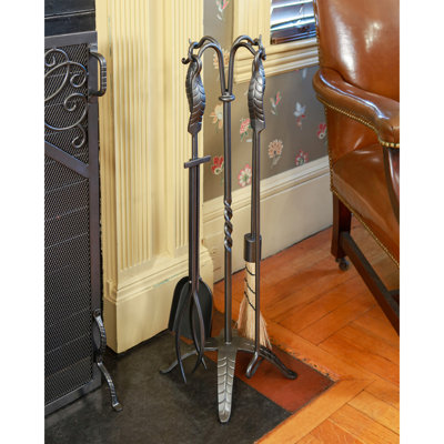 Zenya Iron Fireplace Tool Set