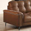 Canapé modulaire brun en cuir véritable-2085616538-2085616540