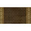 Wool Oriental Area Rug in Gold