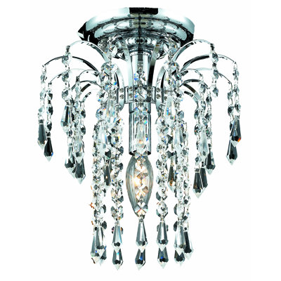Plafonnier semi-encastré 1 lumière 9 po Lasher