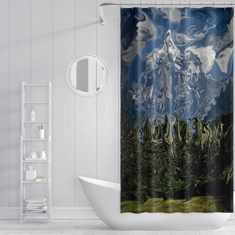 Heeter Shower Curtain, 93" H x 70" W