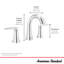 Becklow Widespread 2-handle Bathroom Faucet with Drain Assembly-89404522