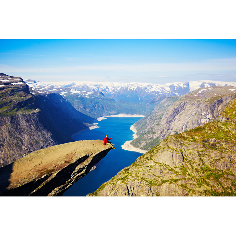 Trolltunga by Kalasek - Wrapped Canvas Print, 61cm H x 91cm W