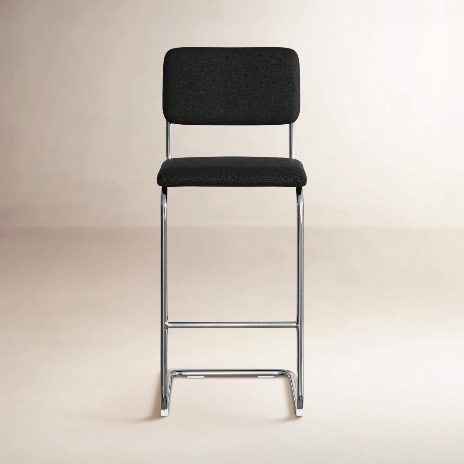 Walsh Bar Stool, Black, Counter Stool (24” Seat Height)