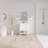 24'' Freestanding Single Sink Bathroom Vanity with Ceramic Top