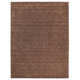 Nilles Handmade Hand-Knotted Tan/White Area Rug