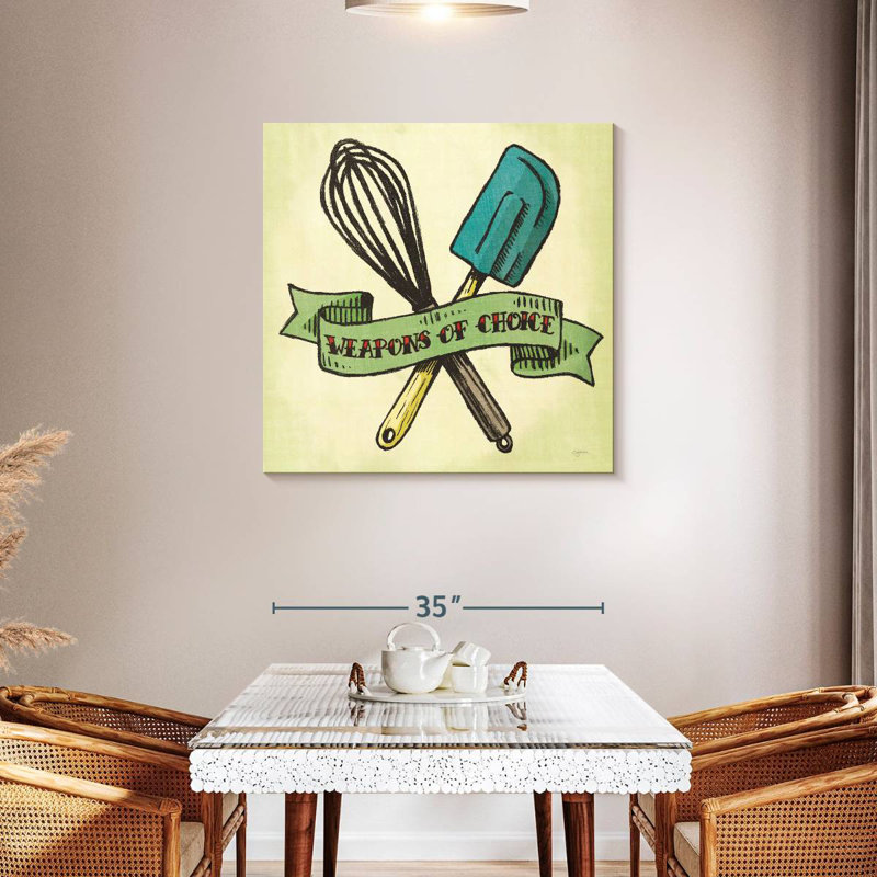 Tergel Retro Bakery Green III, 36" H x 36" W