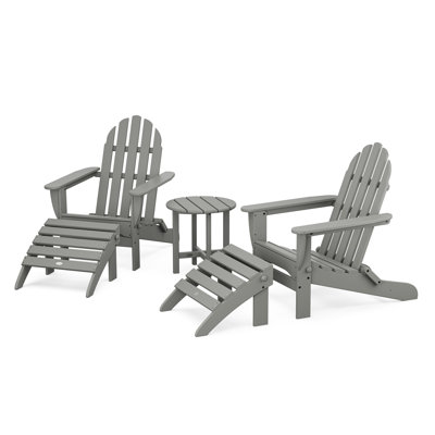 POLYWOOD Classic Adirondack 5-Piece Casual Set