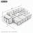 Upholstered L-Shaped Sectional Reversible