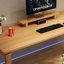 Bureau rectangulaire en bois massif Burlywood-375231277