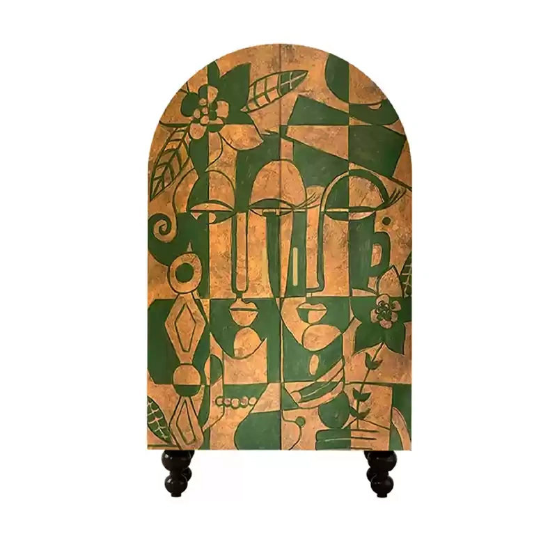 Armoire moderne à double porte minimaliste