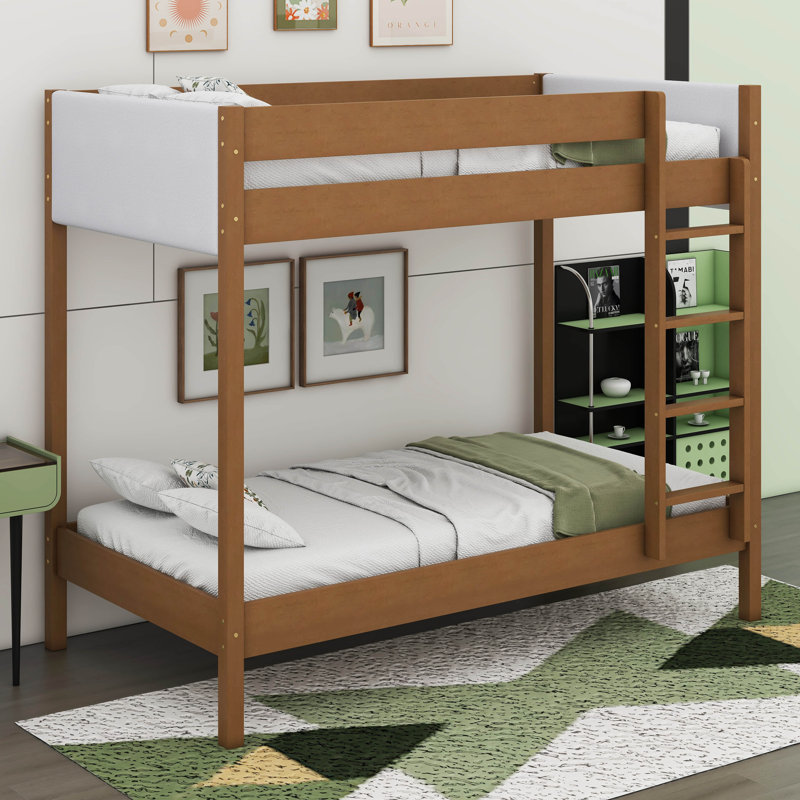 Structure de lit superposé simple et simple en molleton Teddy