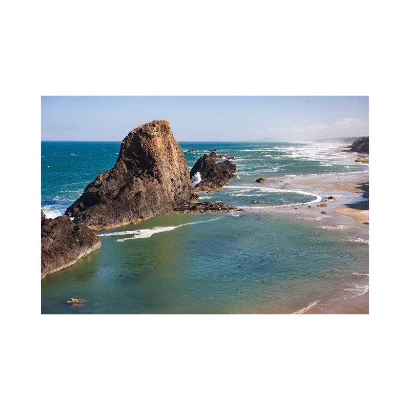 Seal Rock, Central Oregon Coast, USA 1 Piece Wall Art on Canvas, 30.48cm H x 45.72cm W