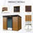 8 X 6 Ft Outdoor Metal Storage With Lockable Door (coffee). Spacious Interior. Waterproof. Suitable For Garden, Lawn And Patio Equipment 8ft 6ft Shed Construction. -. Foundation Stability.-117994357