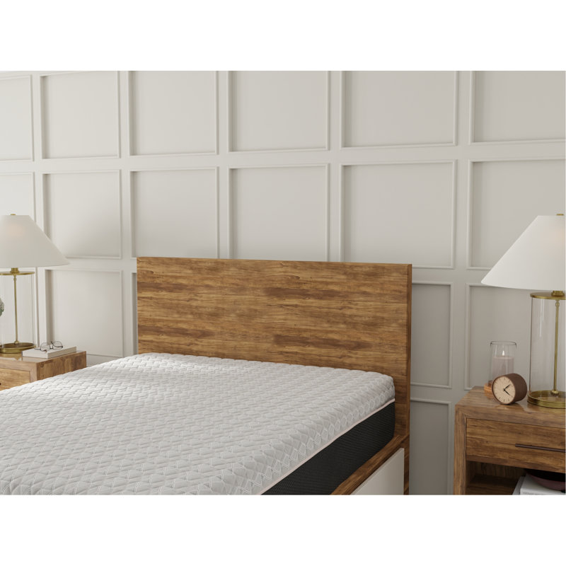 Matelas simple TG - cuivre 12 pouces avec fonction de sommeil rafraîchissant. 3 po Cuivre - Couche de confort à mémoire de forme. 1 po 6 po. Douces ressorts ensachés et ressorts ensachés. Base de 2 po. . Noir et gris