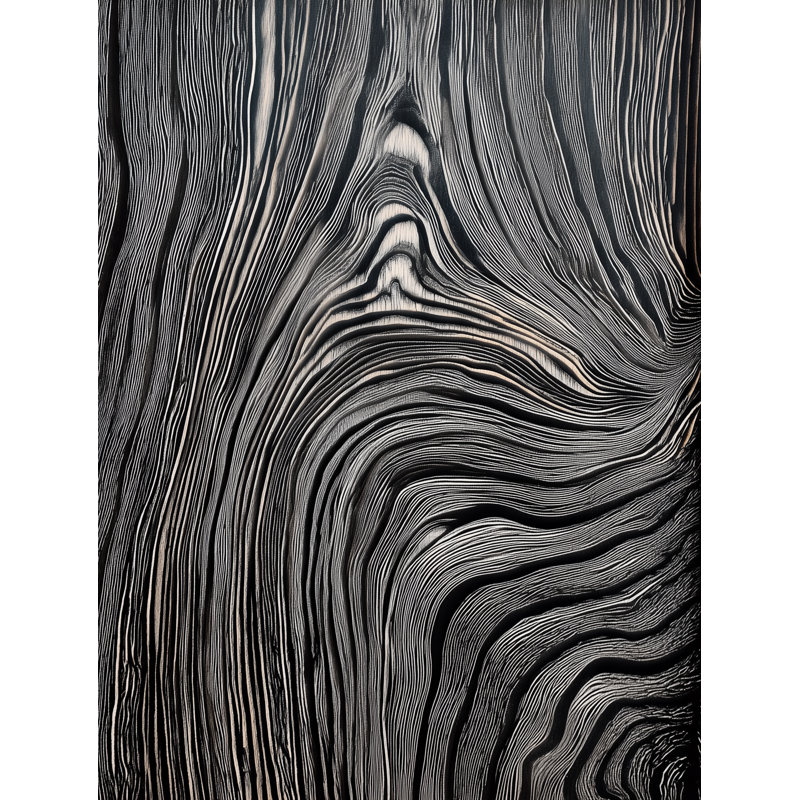 Burnt Ascension, 30" H x 40" W