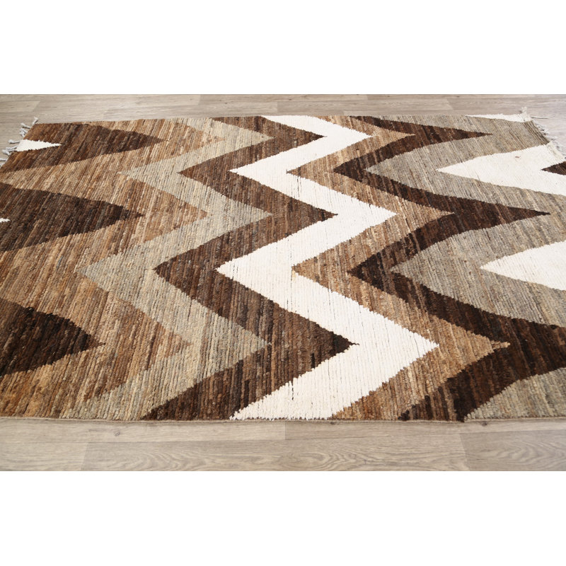One-of-a-Kind 5'7" X 8'8" Wool Area Rug in