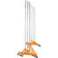 Portant à vêtements en fer 12,01 po x 11,61 po x H 38,98 po orange + argent