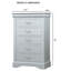 Meuble de rangement de style transitionnel 1Pc