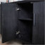 Armoire de rangement décorative, armoire d'appoint moderne avec tablettes réglables, buffet autoportant avec quatre portes, armoire décorative avec 4 portes pour le couloir du salon-200958179