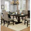 Contemporary Warm  Espresso 7Pc Set Solidwood Dining Room Furniture Table W Leaf  6X Side Chairs