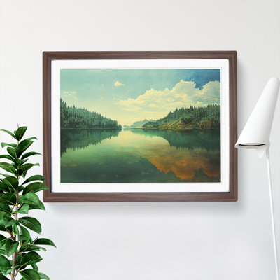 Magnificent Lake - Single Picture Frame Painting