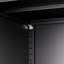 Classeur en métal noir de 72 pouces, 4 tablettes et verrou à 3 points, pour la classe de bureau à domicile, armoire haute finition rouille avec tablettes réglables, garage verrouillable, entrepôt, garde-manger, rangement grande capacité