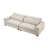 104.72 Inch Fabric Couches For Living Room, Mid Century Modern Sofas  For Bedroom, Apartment, Office-87095950