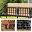Ensemble de conversation pour patio pour 5 personnes en bois d'acacia avec coussins Tuule