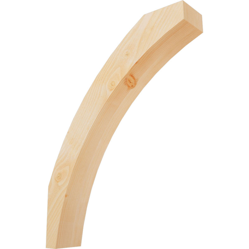 Genouillère Thorton, Sapin Douglas de 6 po (sciage brut), 28 po X P 36 po H
