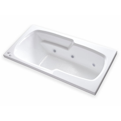 65'' x 32'' Drop-In Whirlpool Acrylic Bathtub
