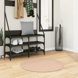 Rug "HUARTE" Short Pile Soft and Washable Blush