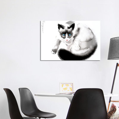 Cat Curiosity II by Soo Beng Lim - Wrapped Canvas Print