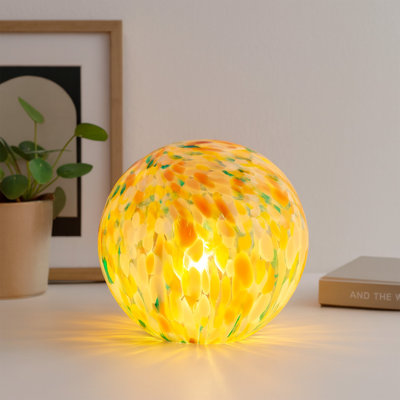 Lyra Glass Ball Lamp - Colour Speckle