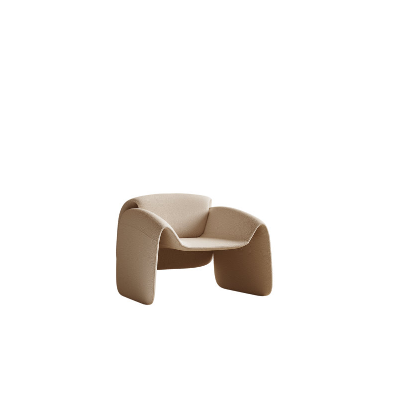 Upholstered Armchair, Khaki
