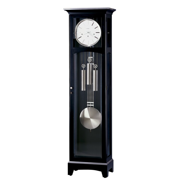 Howard Miller Browman 84'' H Solid + Manufactured Wood Grandfather Clock  with Adjustable Chime Volume
