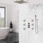 Ensemble de grande pomme de douche à pluie avec douchette FontanaShowers Sofia-289833990-289833995