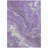 Machine Washable Indoor/Outdoor Cinead ACN1701 Purple Rug-104539911