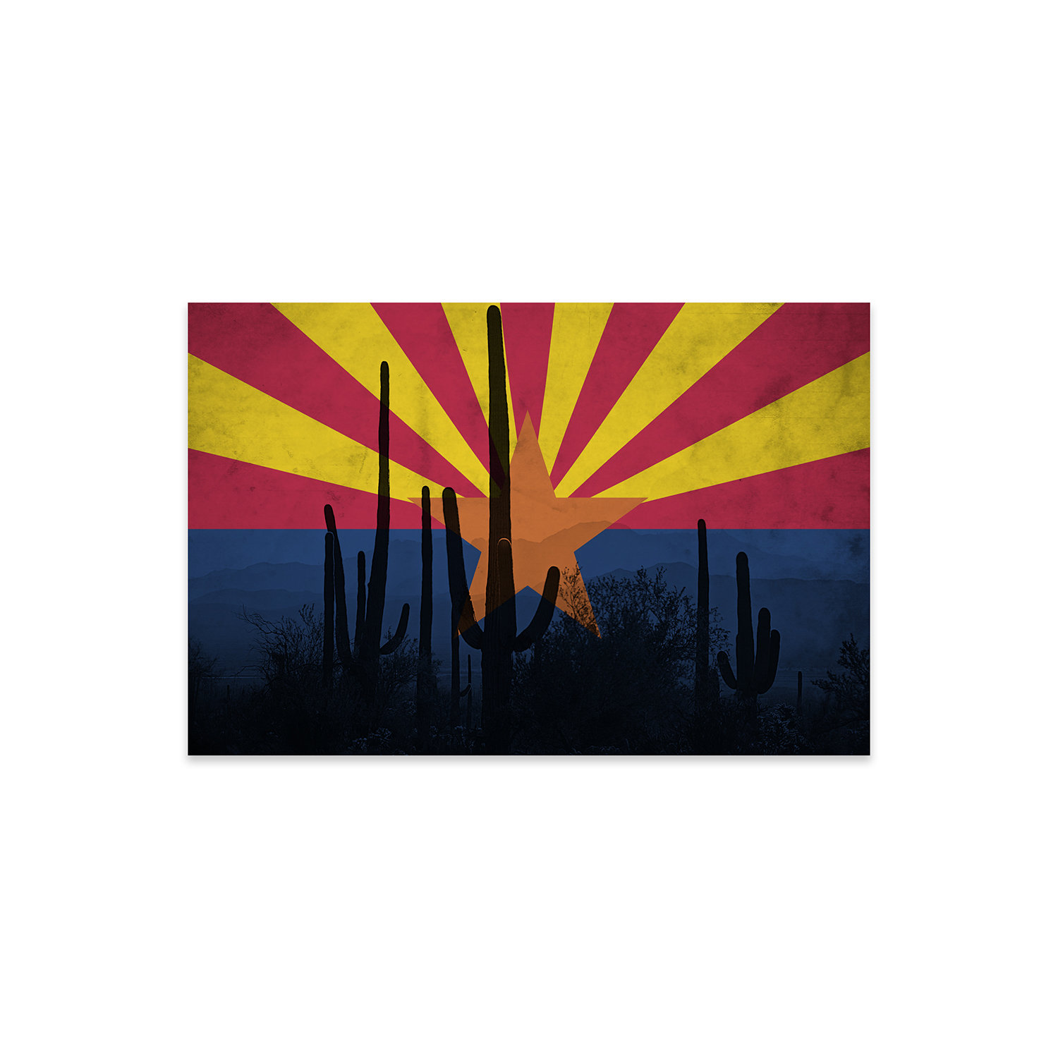 Union Rustic Arizona (Cacti) Print On Acrylic Glass | Wayfair