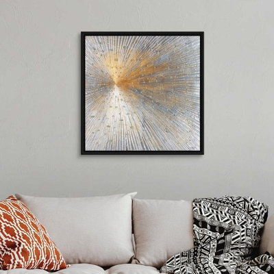 «Starburst of Crystals» par Joseph Michaels, reproduction d'art graphique sur toile