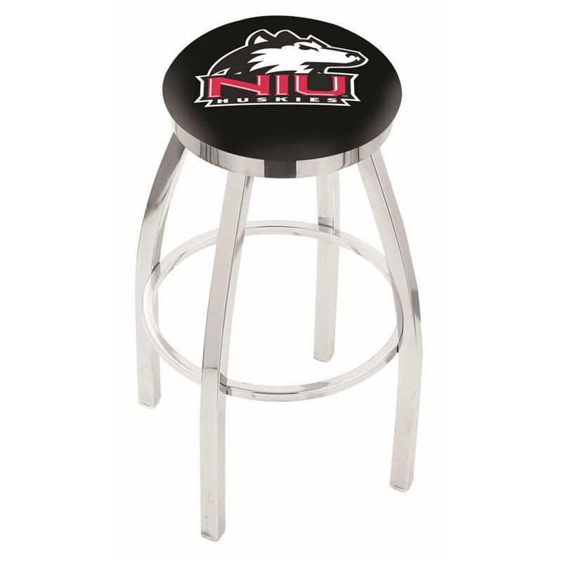 Tabouret tournant 36 "NCAA, Northern Illinois, Chrome