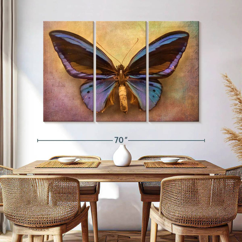 Purple Butterfly, 36" H x 57" W