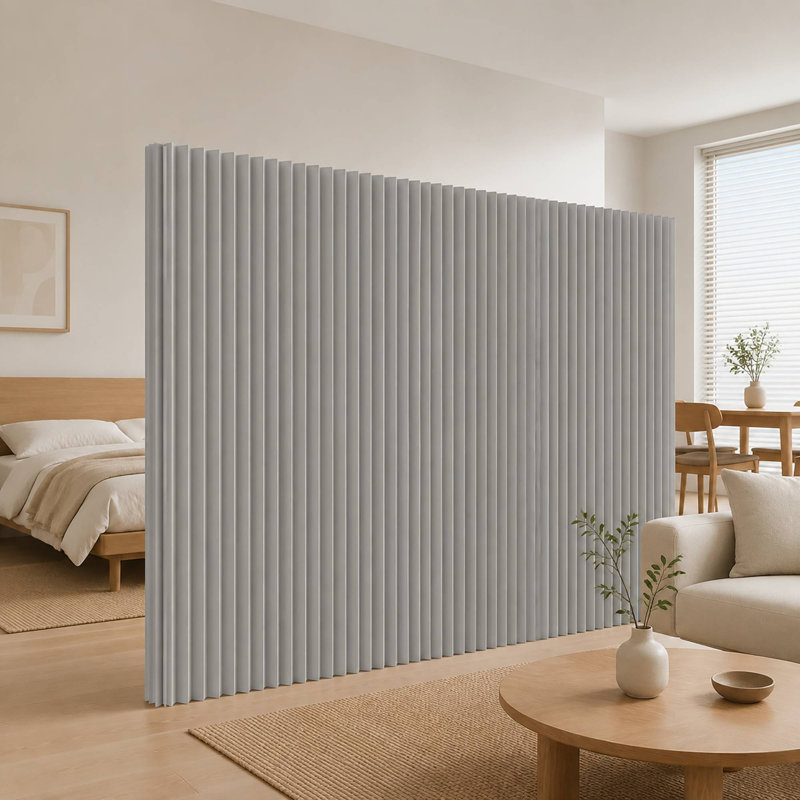 Accordion Foldable Honeycomb Paper Room Divider, Freestanding Portable Privacy Partition Screen, Flexible Space Separator for Home, Office, Exhibition & Event Backdrop