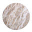 Table d'appoint Glacier 18 po avec marbre beige Capri