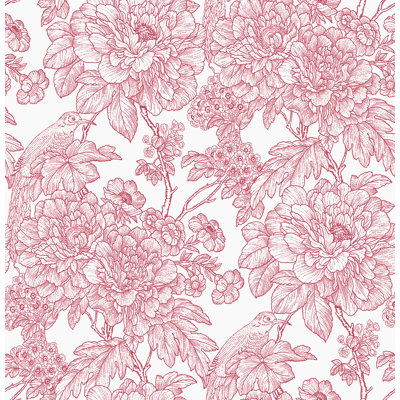 Viola Floral Wallpaper