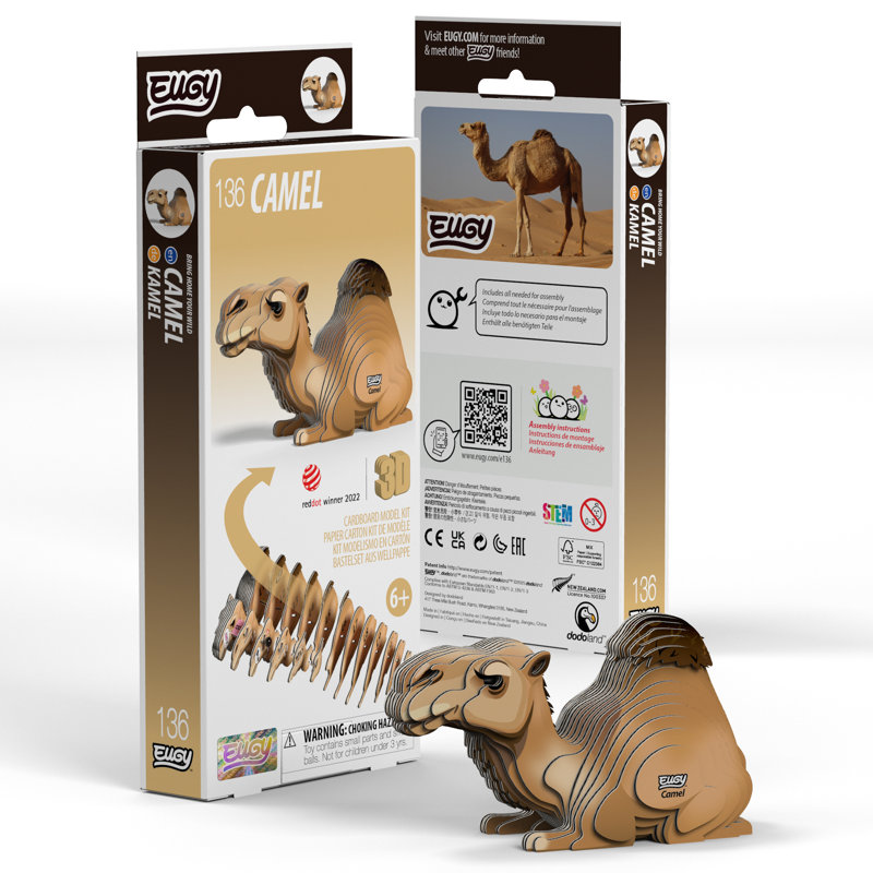 Casse-tête EUGY Camel 3D